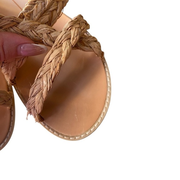 Dolce Vita Nebi Natural Raffia Sandals I Size:8.5 - Picture 10 of 10
